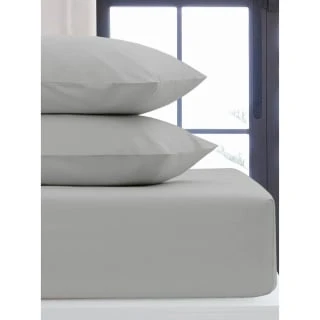 Silentnight Single Fitted Sheet - Light Grey