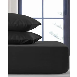 Silentnight Black Pillowcase Pair
