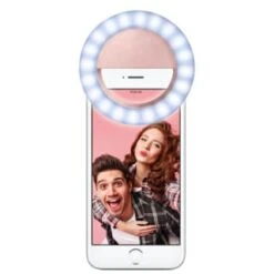 B&M Summer Vibes Smartphone Selfie Ring Light - Rose Gold