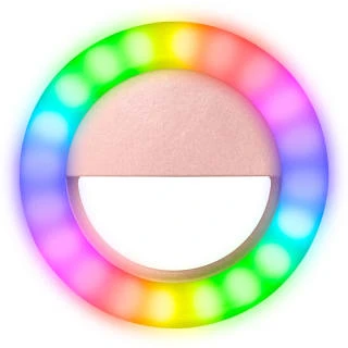 B&M Summer Vibes Smartphone Selfie Ring Light - Rose Gold - Image 3