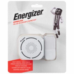 Energizer Wireless Plug-In Door Chime Kit - White