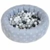 B&M Grey Flocked Ball Pit