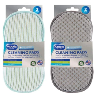 Addis Anti-Bac Cleaning Pads 2pk - Grey - Image 4