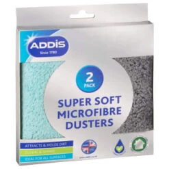 Addis Super Soft Microfibre Dusters 2pk