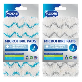 Addis Anti-Bac Microfibre Pads 3pk - Blue - Image 4
