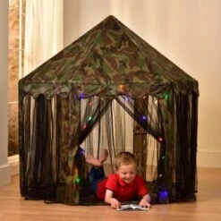 B&M Light Up Army Hideout Tent