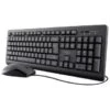 B&M Trust Wired Mouse & Keyboard 2pk