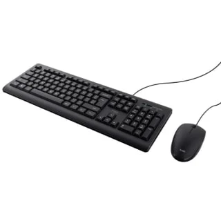 B&M Trust Wired Mouse & Keyboard 2pk - Image 2