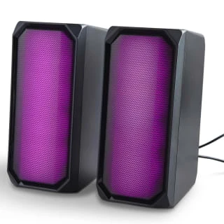 Goodmans 2.0 Gaming Speakers With Colour Changing LED Lighting - Image 2