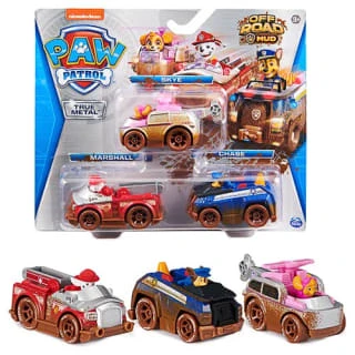 Paw Patrol Diecast Emergency Vehicles 3pk
