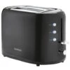 Goodmans Plastic 2 Slice Toaster - Black