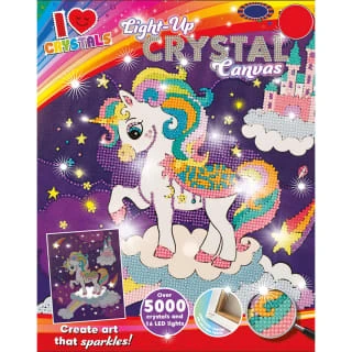 B&M Light-Up Crystal Canvas - Unicorn
