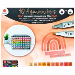 B&M Aquamarkers 10pk - Oranges