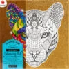 B&M Glitter Colouring Art - Colourful Tiger