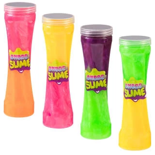 B&M Glitter Ombre Slime - Pink Orange - Image 2