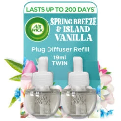 Air Wick Electrical Twin Refill - Spring Breeze & Island Vanilla