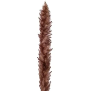B&M Pink Pampas In Ribbed Vase - Image 2