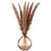 B&M Blush Vase With Pampas