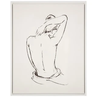 B&M Lady Figurine Canvas Print - Arm