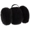 Simply Everyday Teddy Rolled Throw - Black