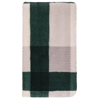 B&M Highland Green Check Sherpa Doublesided Throw - Image 3