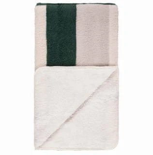 B&M Highland Green Check Sherpa Doublesided Throw - Image 2