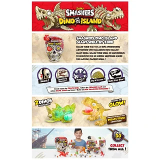 Zuru Smashers Dino Island Giant Skull - Image 17