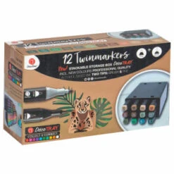 B&M Twinmarkers 12pk - Browns