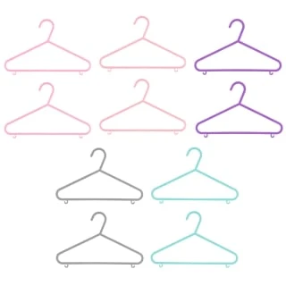 B&M Children's Hangers 10pk - Pastel - Image 2