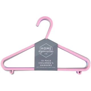 B&M Children's Hangers 10pk - Pastel