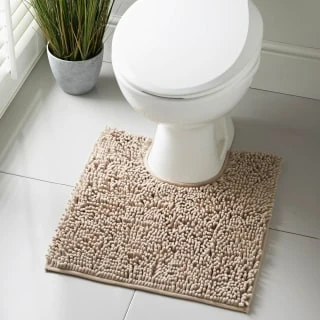 B&M Signature Noodle Pedestal Mat - Biscuit