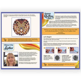 B&M Paper Quilling Art Lion - Image 2