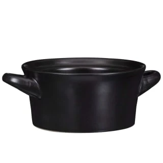 B&M Casserole Dish With Lid - Matte Black - Image 2