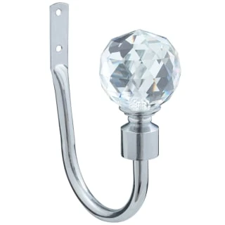 B&M Shiny Nickle Gem Curtain Hold Backs 2pk - Image 2