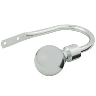 B&M Shiny Nickle Silver Orb Curtain Hold Backs 2pk