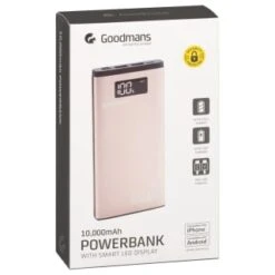 Goodmans Power Bank 10000mAh - Rose Gold