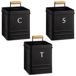 B&M Kitchen Storage Canisters 3pk - Image 2