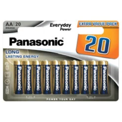Panasonic AA Alkaline Batteries 20pk