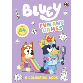 B&M Bluey Fun & Games Colouring Book