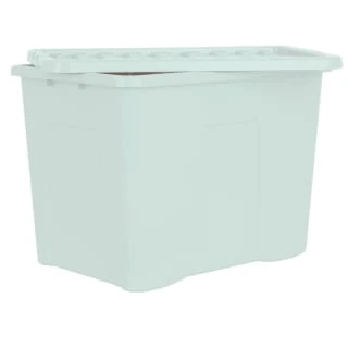 B&M Storage Box With Lid 80L - Sage - Image 2