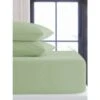 Simply Everyday Sage Single Fitted Sheet