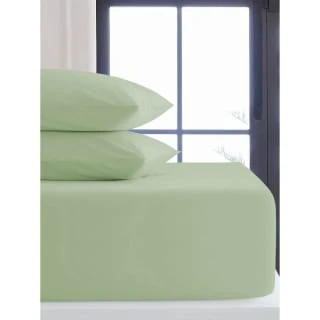 Simply Everyday Sage King Fitted Sheet