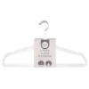 B&M Adult Clear Plastic Hanger 6pk