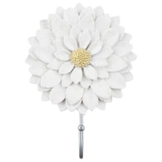 B&M Flower Wall Hook - Cream - Image 3