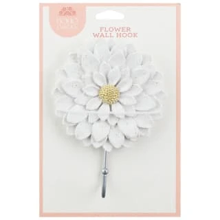 B&M Flower Wall Hook - Cream - Image 4