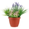 Bloom Flowers In Large Planter - Light Pink