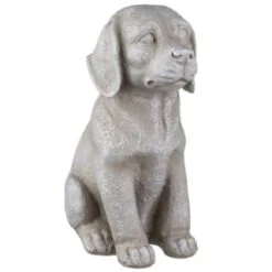 B&M Sitting Dog Garden Ornament
