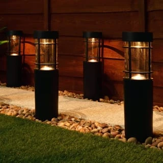 Cambridge Solar Powered Tube Post Lights 6pk - Image 2