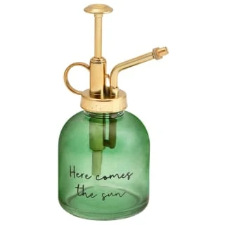 B&M Glass Plant Mister - Green