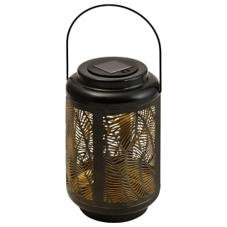B&M Urban Eden Solar Powered Metal Lantern